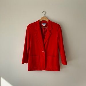 Vintage Red Pendleton Blazer